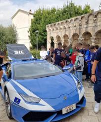 Per la prima volta a Isernia la Lamborghini della Polizia di Stato.