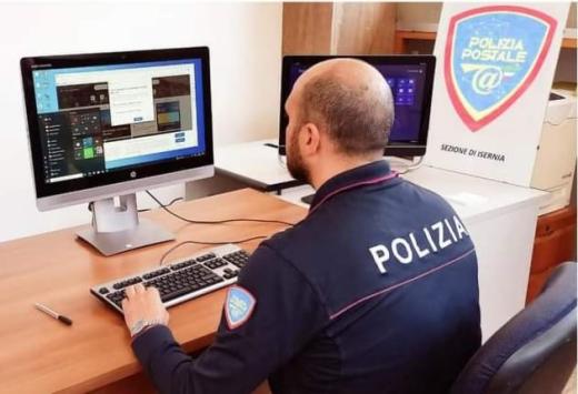 La Polizia di Stato di Isernia denuncia una persona per falsa vendita online di un motore usato truffando l’acquirente.