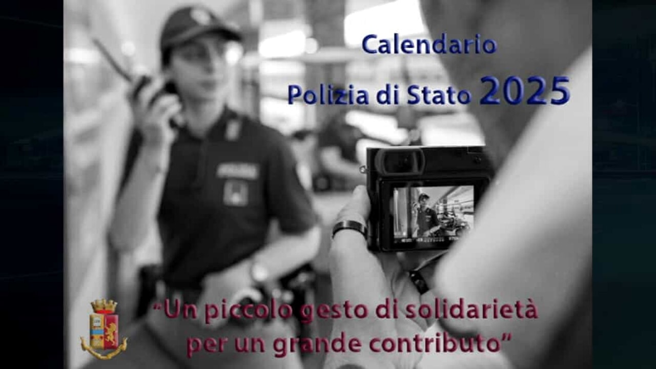 Calendario Polizia di Stato 2025