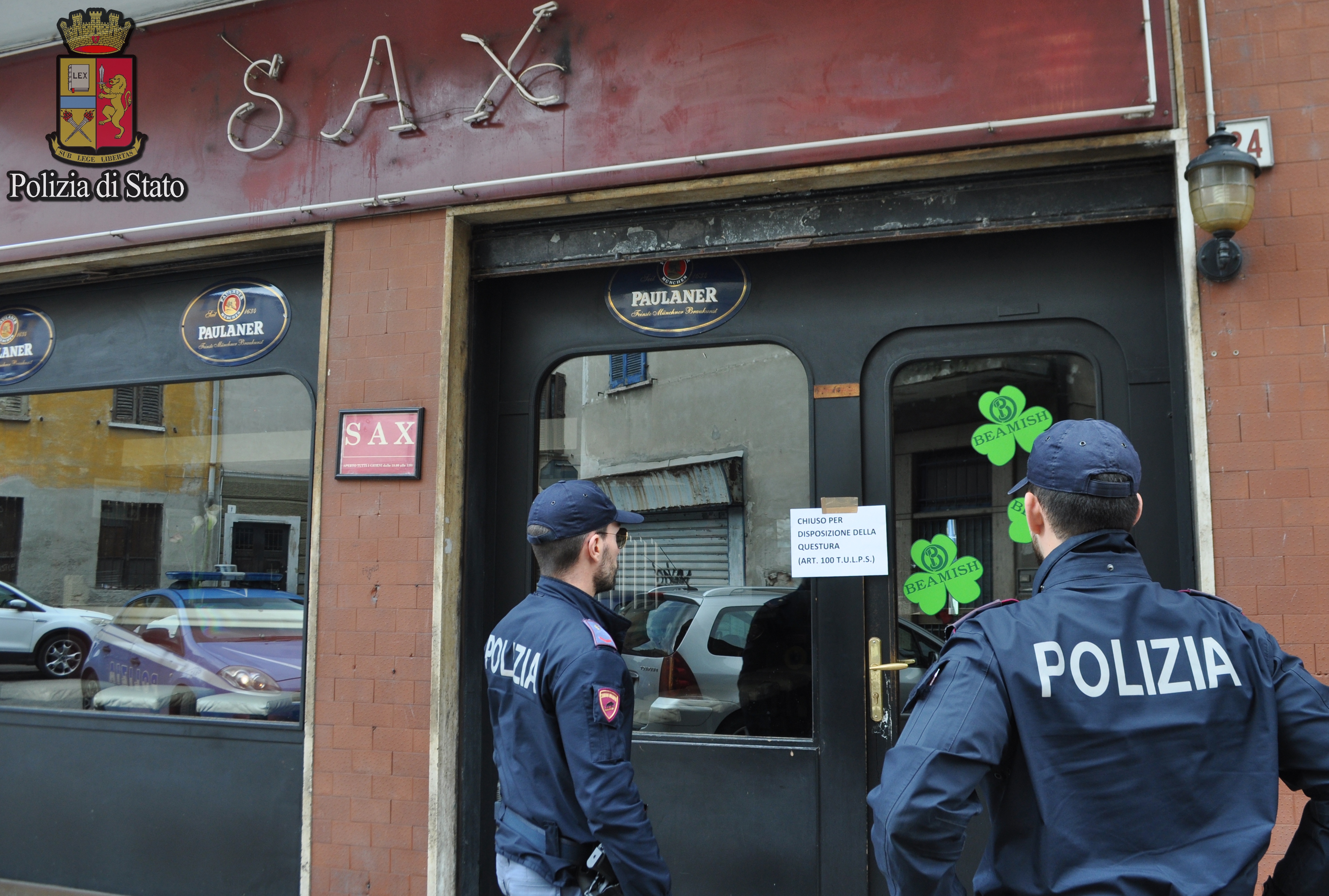 La Polizia chiude per sette giorni un noto Pub di Cremona.