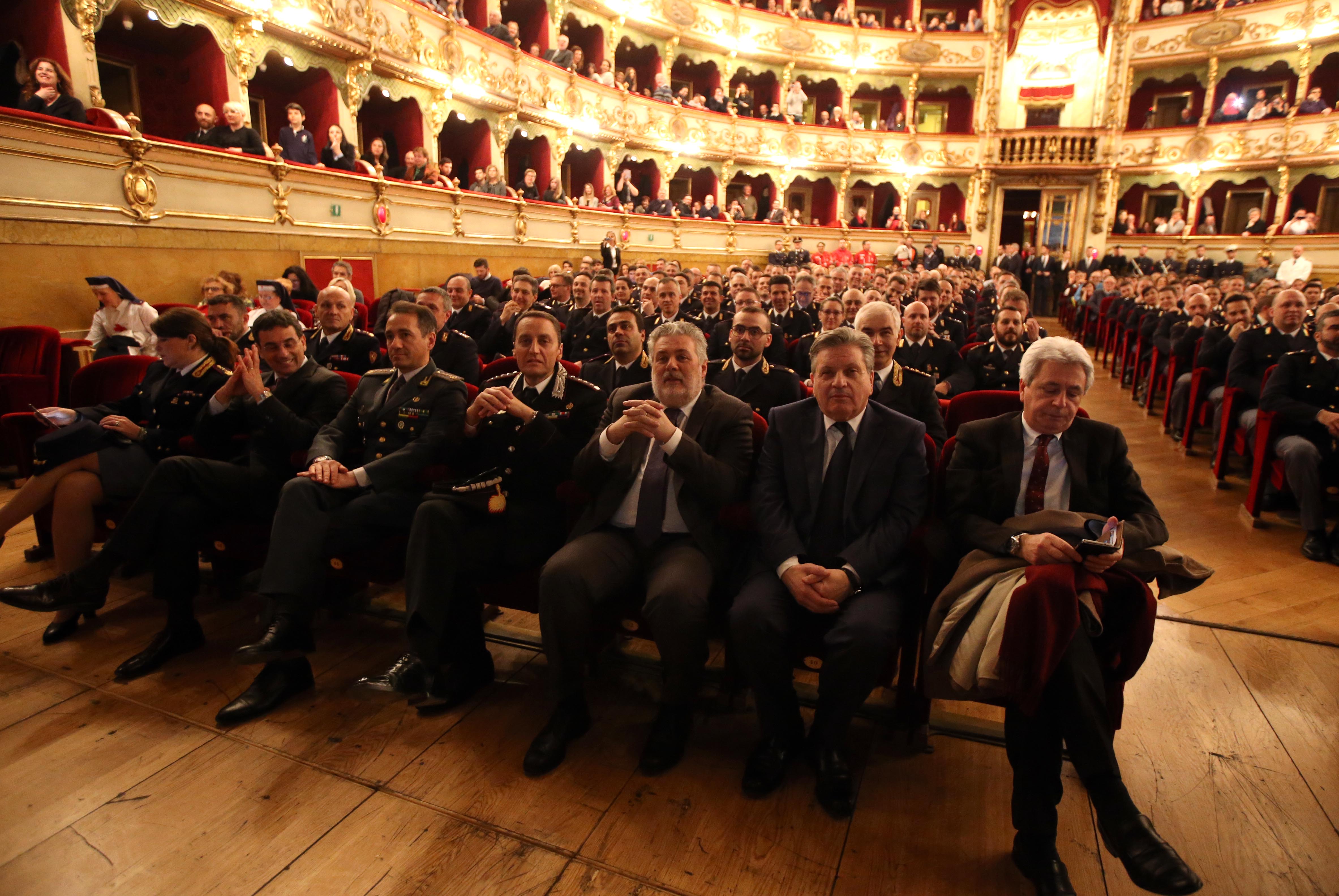 Teatro Grande di Brescia Cerimonia conclusiva del 9° Corso di Formazione per Vice Ispettori della Polizia di Stato