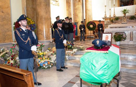 PESCIA - Funerale Solenne Assistente Capo Coordinatore della Polizia di Stato Diego DINO GUIDA