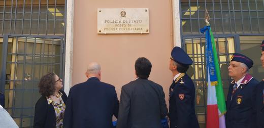 Inaugurati questa mattina i nuovi locali del Posto di Polizia Ferroviaria di Terni