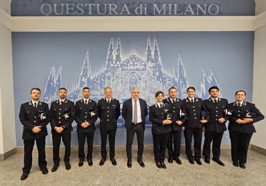 Polizia di Stato: visita didattica negli uffici della Questura di Milano per gli allievi Commissari del VII Corso della Polizia Penitenziaria