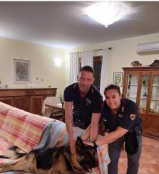 Salvato pastore tedesco da morte certa dal tempestivo intervento della Polizia di Stato di Orvieto