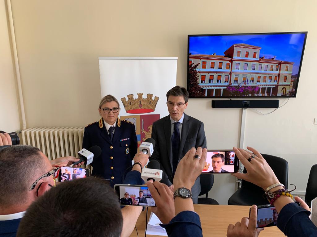 Presentazione del nuovo Dirigente del Commissariato di Pubblica Sicurezza di Sanremo Pirmo Dirigente Dott.ssa Leuci