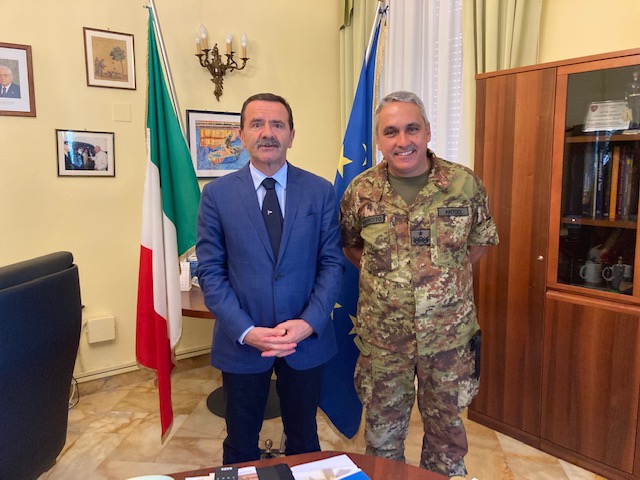 l Signor Questore di Bari ha salutato il Generale di Brigata Luciano Antoci che lascia il comando della Grande Brigata Pinerolo