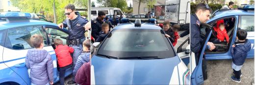 I poliziotti della Volante incontrano gli alunni dell'Istituto Comprensivo Ricci Muratori di Ravenna