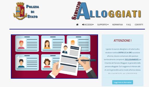 SPORTELLO VIRTUALE: ALLOGGIATI WEB