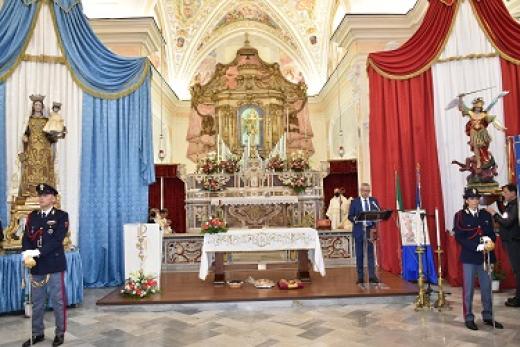 Cava de’Tirreni (SA), giovedì 29 settembre 2022  - Celebrazione festività di San Michele Arcangelo, Patrono della Polizia di Stato