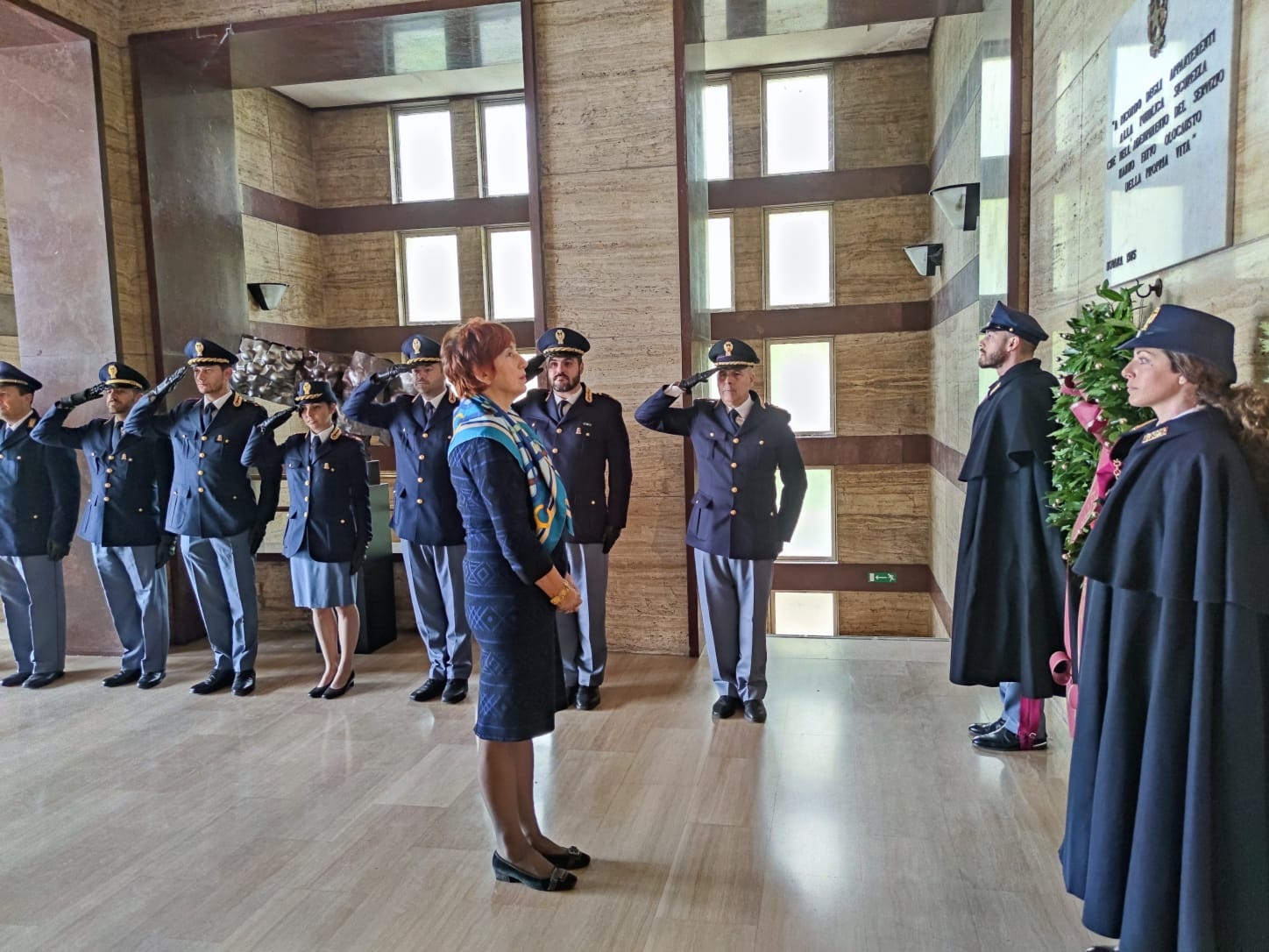 Cerimonia di commemorazione ai caduti della Polizia di Stato