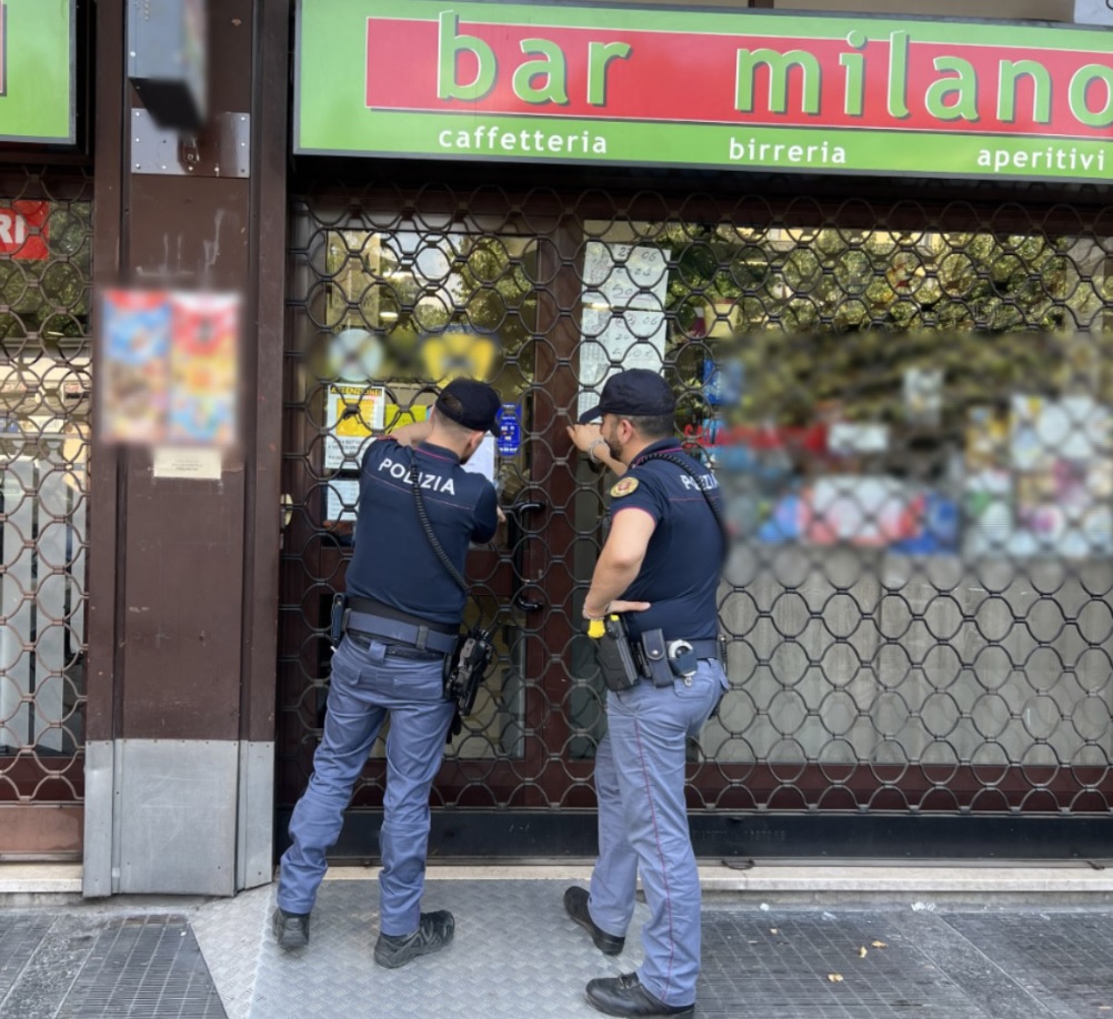 Risse e lesioni: il Questore di Milano sospende la licenza per 15 gg a due bar