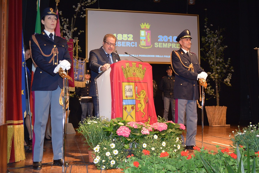 Celebrato il 166° Anniversario della Fondazione della Polizia di Stato a Pescara