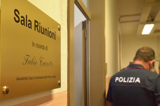 BOLOGNA: LA POLIZIA DI STATO DEDICA LA SALA RIUNIONI A FABIO CROCETTA