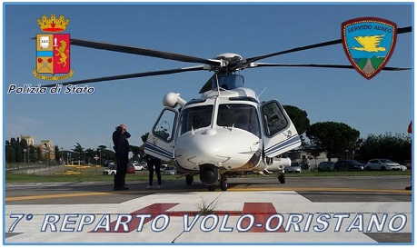 Agusta w139 7° Reparto Volo in sosta presso Policlinico 