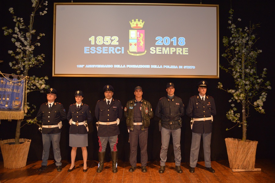 Celebrato il 166° Anniversario della Fondazione della Polizia di Stato a Pescara