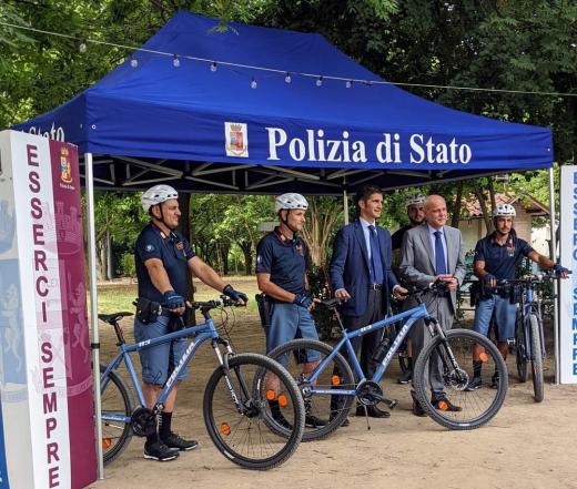 SquadraBike – le Pattuglie in mountain bike della Questura di Padova – Iniziativa realizzata con il supporto di Assindustria VenetoCentro.
