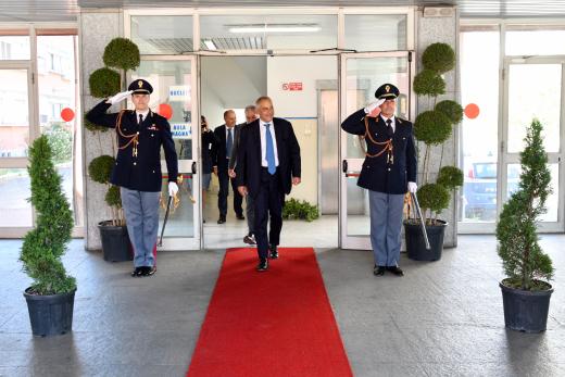 Il Capo della Polizia, Direttore Generale della Pubblica Sicurezza, Prefetto Lamberto Giannini, in visita a Torino