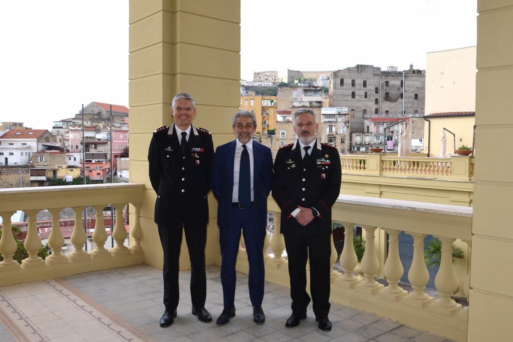 ll Questore incontra il Comandante Legione Carabinieri Campania