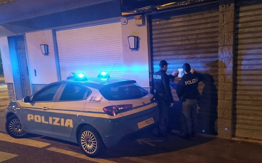 QUESTORE DISPONE CHIUSURA PER 45 GIORNI DI UN PUBBLICO ESERCIZIO IN ZONA GUIZZA