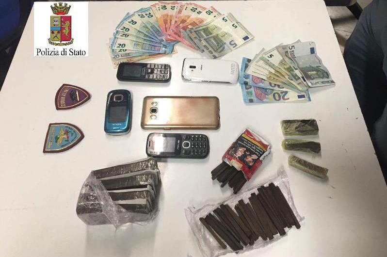 Polizia di Stato: un arresto e due persone indagate per detenzione illegale di sostanze stupefacenti.