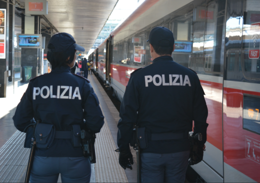 Controlli nelle stazioni ferroviarie del Lazio.