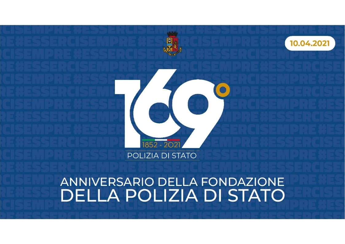 169° anniversario della Fondazione della Polizia di Stato.