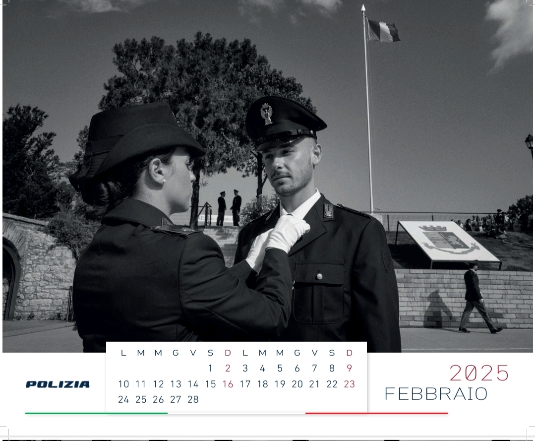 CALENDARIO 2025 DELLA POLIZIA DI STATO