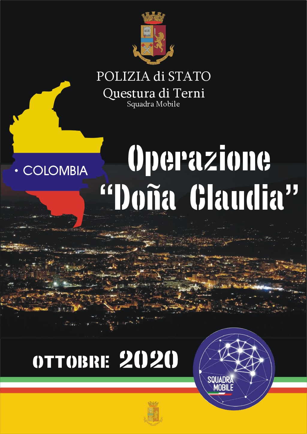Operazione “Doña Claudia” della Polizia di Stato di Terni