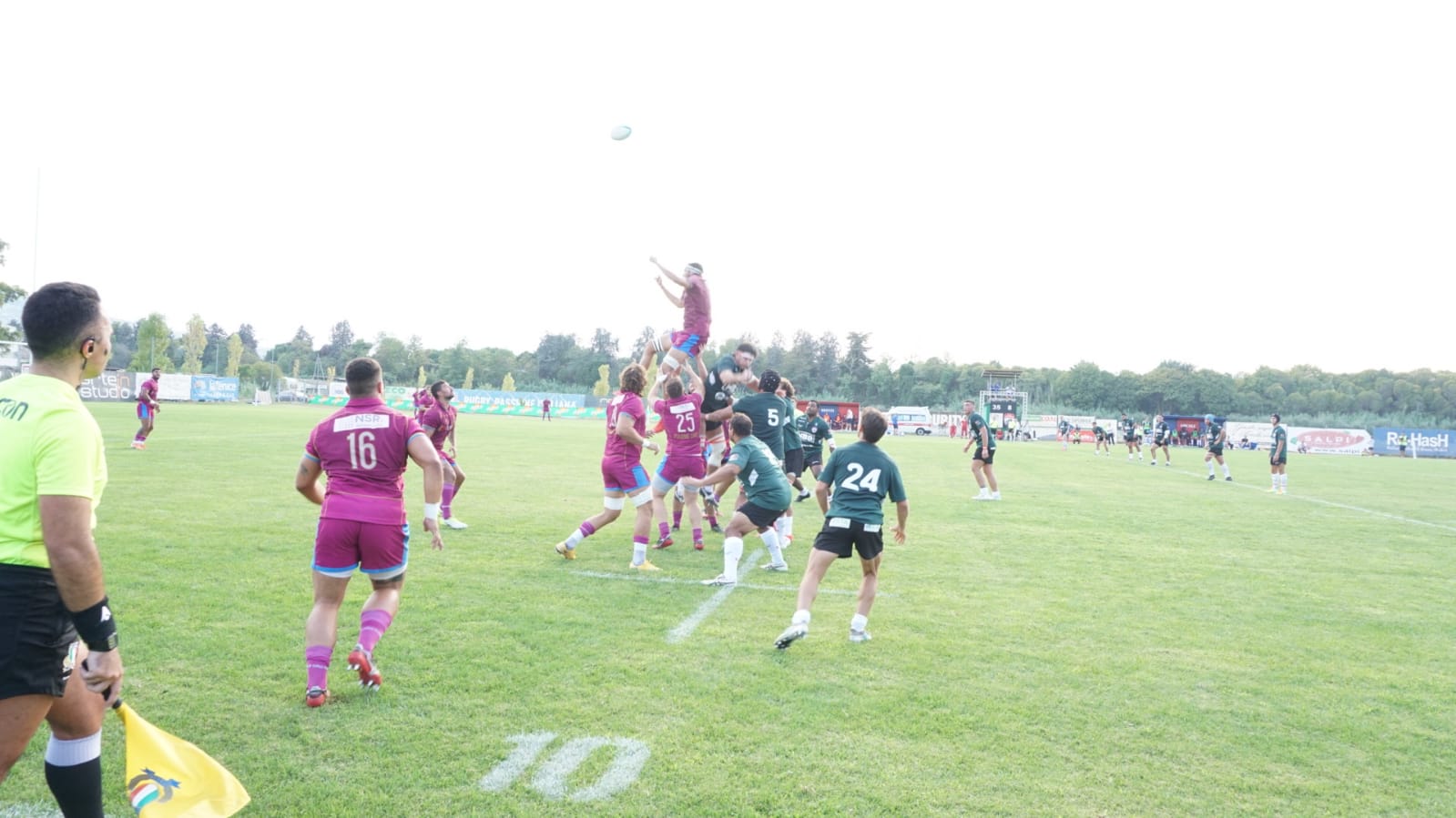 Incontro di rugby Fiamme Oro-Colorno a S. Benedetto del Tronto 11-9-2021