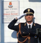 Targa commemorativa a per Gennaro Autuori