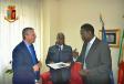 S.E. Mamadou Saliou Diouf, Ambasciatore della Repubblica del Senegal in visita alla Questura di Cosenza