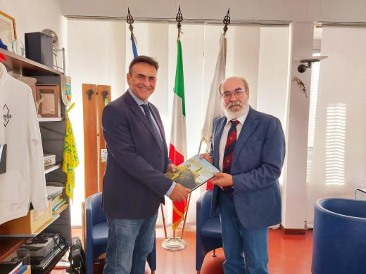 Il Questore Raffaele CLEMENTE incontra il Presidente della Provincia Giuseppe PAOLINI