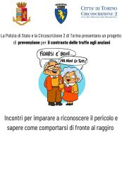 Torino: prevenzione truffe agli anziani