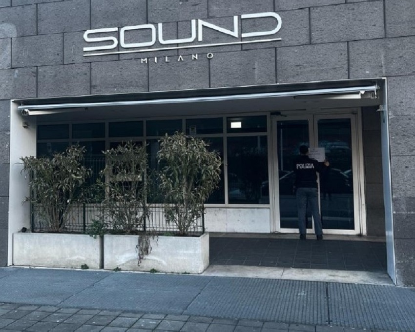 Il Questore di Milano sospende la licenza al Sound Milano