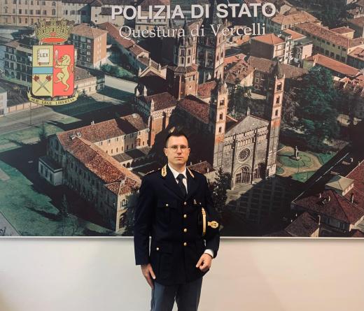 Nuovo Commissario della Polizia di Stato assegnato alla Questura di Vercelli