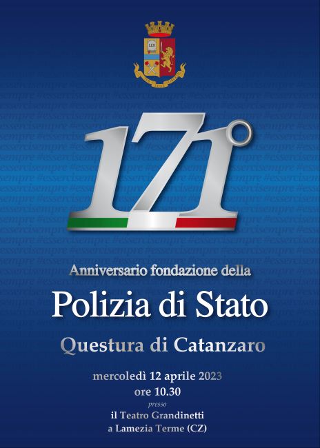 171° anniversario della Polizia di Stato - Questura Catanzaro