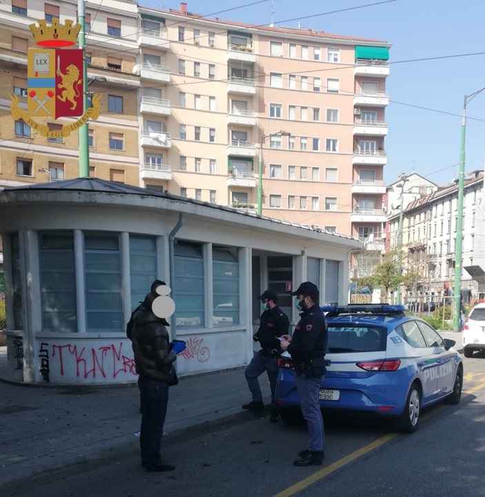 controlli della Polizia di Stato in Piazza Bottini, Piazza Gobetti, Piazza Durante e nel Parco Lambro e 2 arresti