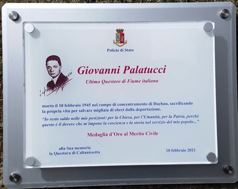Piantumazione albero e targa in memoria di Giovanni Palatucci