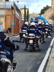 Il “Pullman Azzurro” alla 5° tappa della Tirreno-Adriatico