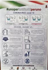 #unopertuttituttiperuno: campagna di sensibilizzazione e di informazione della Polizia di Stato ternana per proteggersi dal contagio da Coronavirus, in collaborazione con l’ANCI.