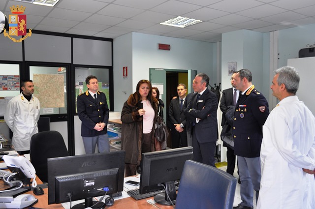 Visita del Prefetto dott.ssa Cinzia Guercio alla Questura.