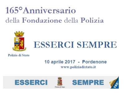 165° Anniversario Fondazione Polizia