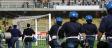 Servizio di ordine pubblico della Polizia allo stadio Arechi di Salerno