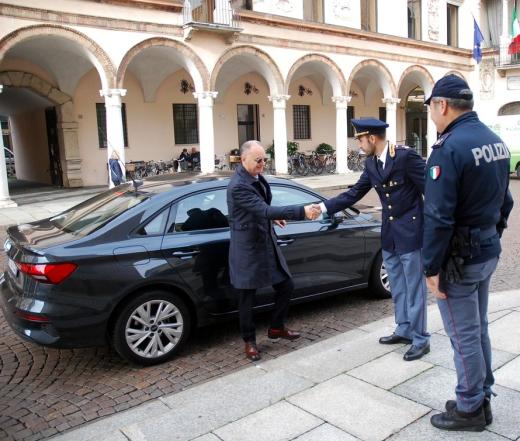 Questura di Cremona: visita Sig. Questore nella città di Crema.