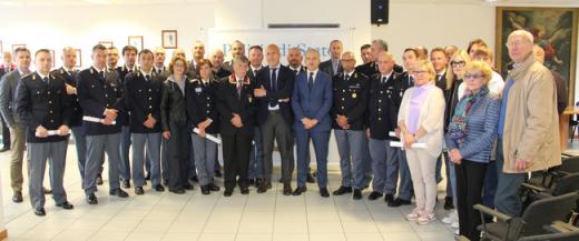 Cerimonia presso la Questura per le premiazioni al personale della Polizia di Stato di Udine