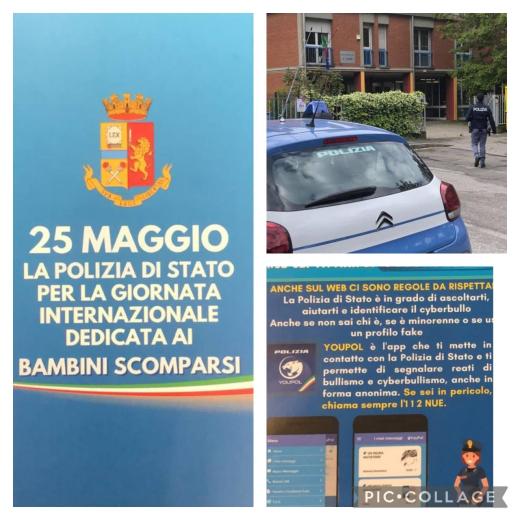 Questura Monza e Brianza – La Polizia di Stato distribuisce agli istituti scolastici brianzoli materiale divulgativo in occasione della giornata internazionale dei bambini scomparsi.