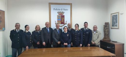 SALERNO:  il Questore di Salerno Conticchio incontra i neo Sostituti Commissari