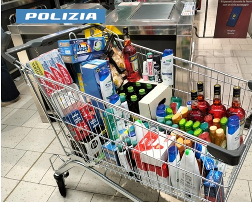 arresto ladri di supermercato