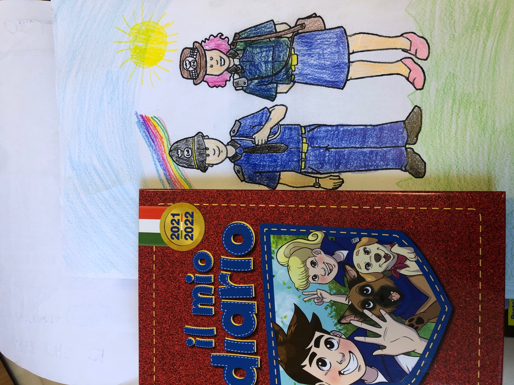 I ragazzi di 4^ elementare dell’Istituto Omnicomprensivo Ciampoli - Spaventa di Atessa  ricevono l’Agenda Scolastica della Polizia di Stato “Il mio diario”